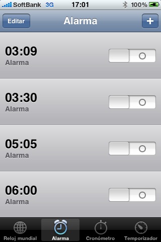 Falla la alarma de iPhone