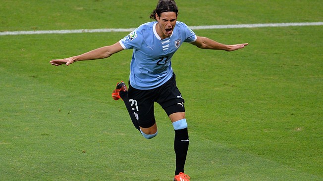 Cavani, la esperanza de gol uruguaya (foto Getty Images/FIFA)