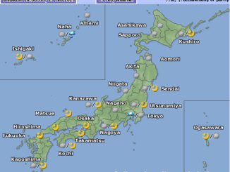 El clima en Japon hoy lunes