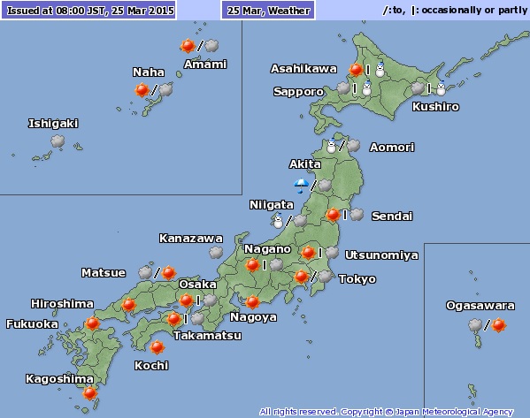 Tiempo 25 de marzo 1