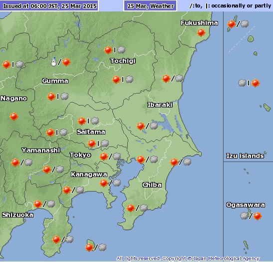 Tiempo 25 de marzo 2