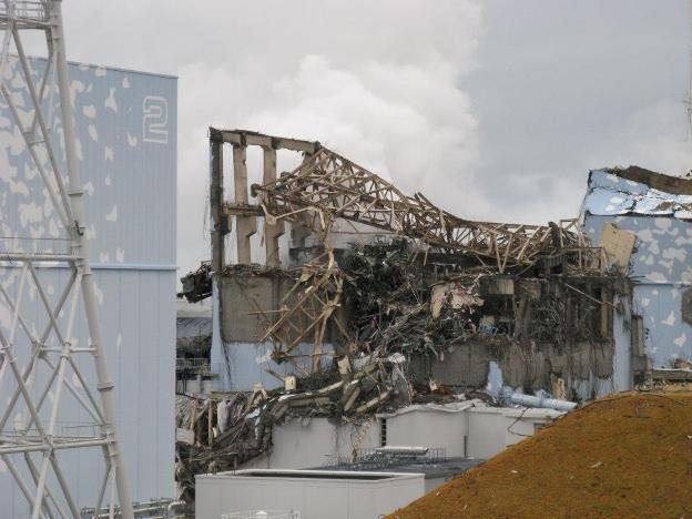 Accidente nuclear en Fukushima (foto Tepco)