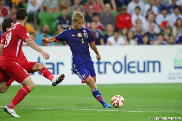Keisuke Honda, figura de Japón (foto J. League)