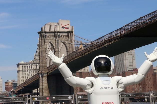 Asimo en Estados Unidos (foto honda.com)