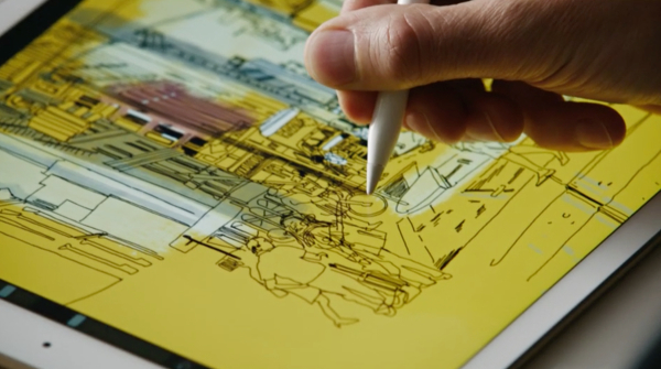 El Apple Pencil (foto engadget)