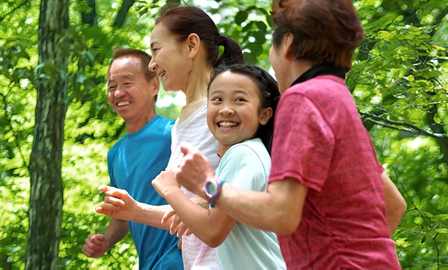 Japoneses saludables y deportistas, uno de los objetivos de la Agencia de Deportes de Japón (foto sitio web oficial)